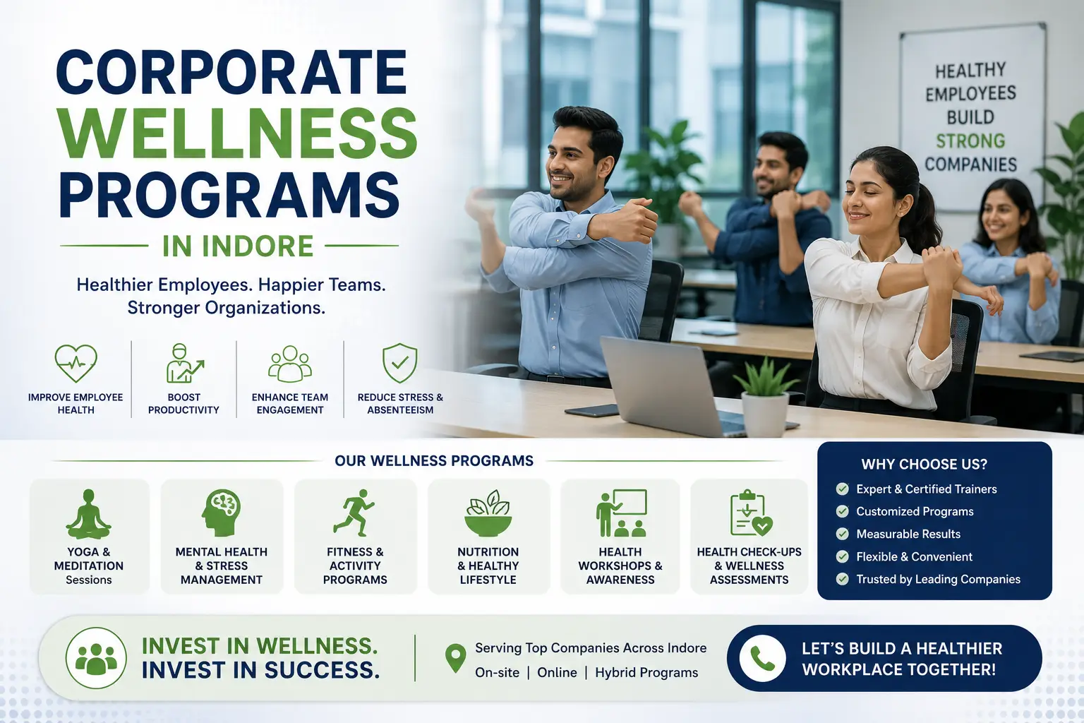 Corporate Wellness Programs in Indore: Boost Employee Health & Productivity (2026)